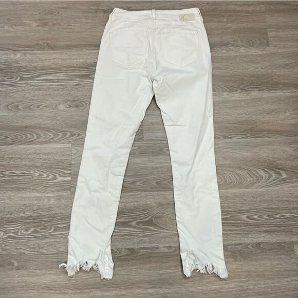 MAVI JEANS Tess High Waist Raw Hem Ankle Skinny Jeans Mid Destroyed Hem - Picture 3 of 8